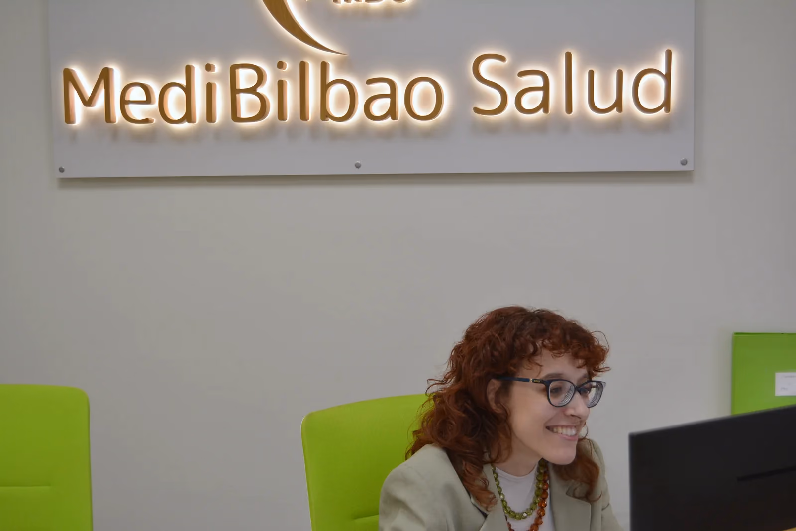 Gemma Quincoces, recepción de MediBilbao Salud